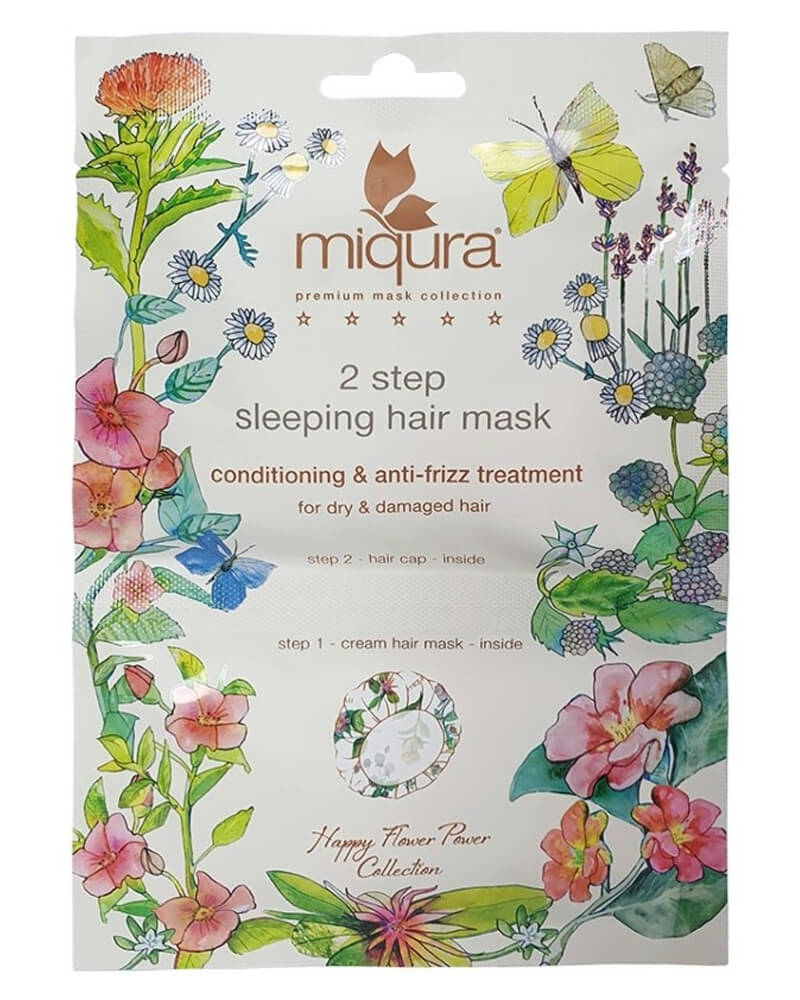 Billede af Miqura Happy Flower Power Collection 2 Step Sleeping Hair Mask