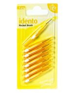 Idento Pocket Brush 8 x 0,7mm (Gul) 