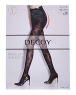 Decoy Magic Lift Harlequin Tights 60 Den Black M/L