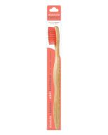 Absolute Bamboo Adult Soft Toothbrush Red