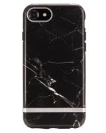 Richmond And Finch Black Marble - Silver iPhone 6/6S/7/8 Cover 