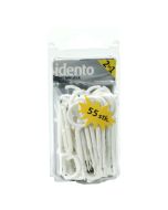 Idento Floss and Stick 2 in 1 - 55 stk - Hvid 