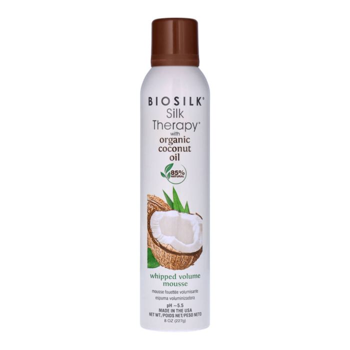 Biosilk Silk Therapy Organic Coconut Oil Whipped Volume Mousse