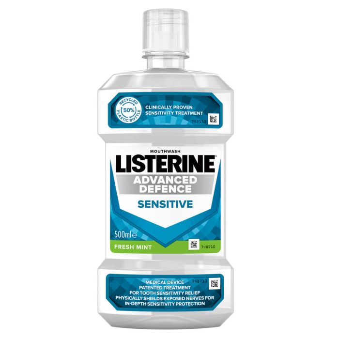 Listerine Advanced Defense Sensitive Mouthwash 500ml