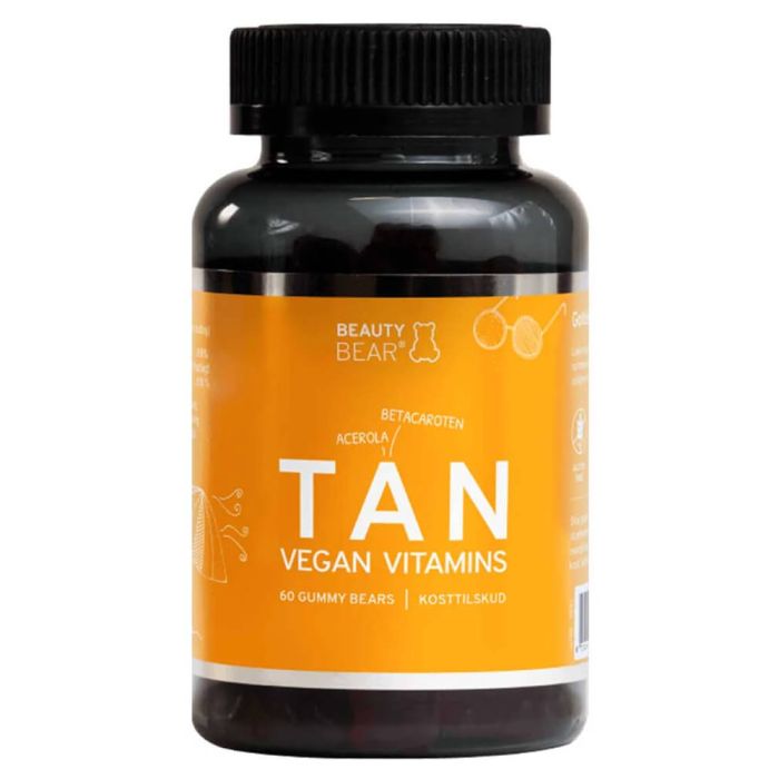 Beauty Bear Tan Vegan Vitamins 60 Gummy Bears