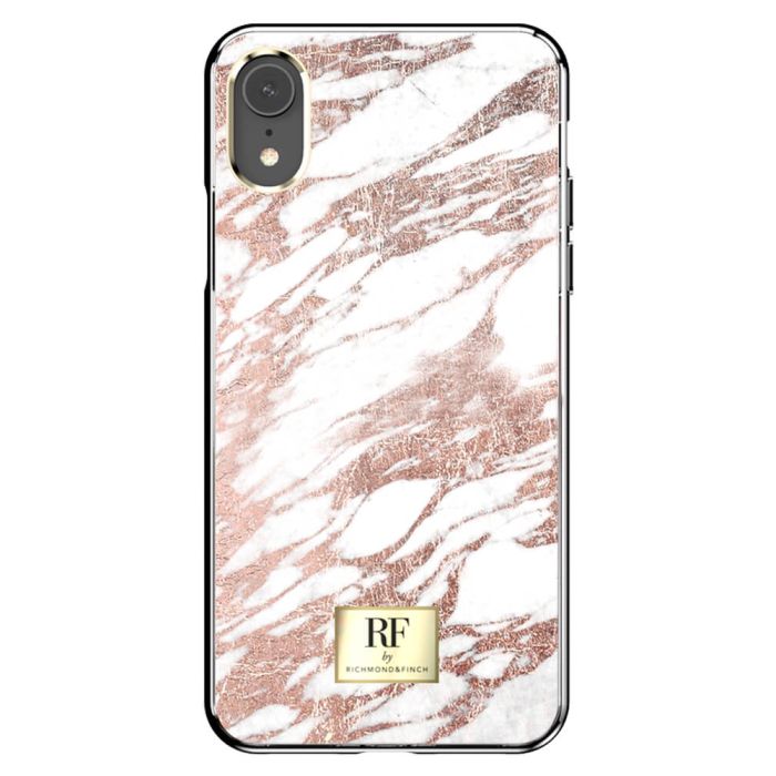 RF By Richmond And Finch Rose Gold Marble iPhone Xr Cover 