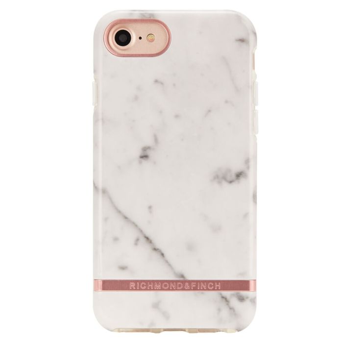 Richmond And Finch White Marble - Rose iPhone 6/6S/7/8 Cover 