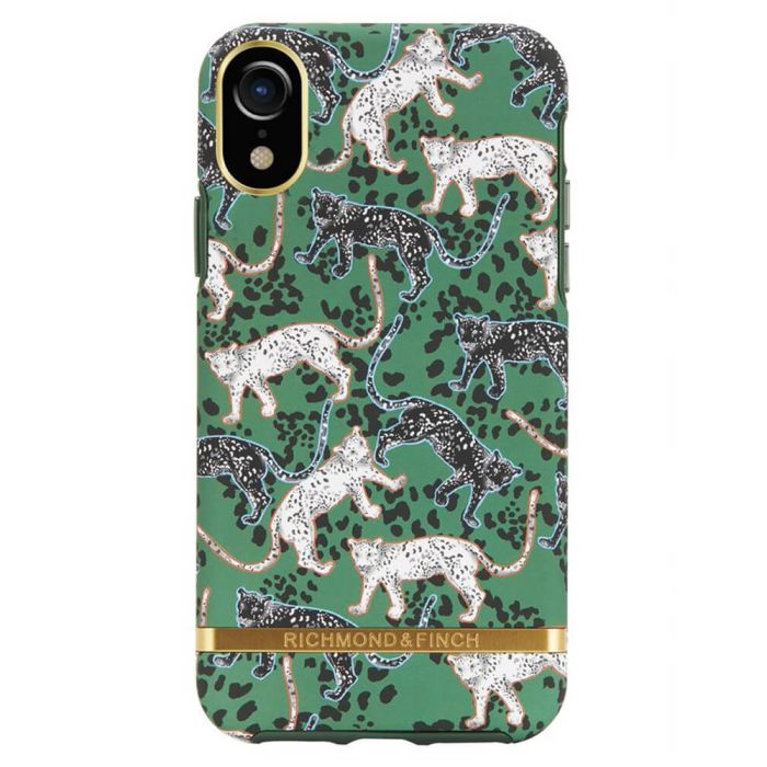 Richmond And Finch Green Leopard iPhone Xr Cover 