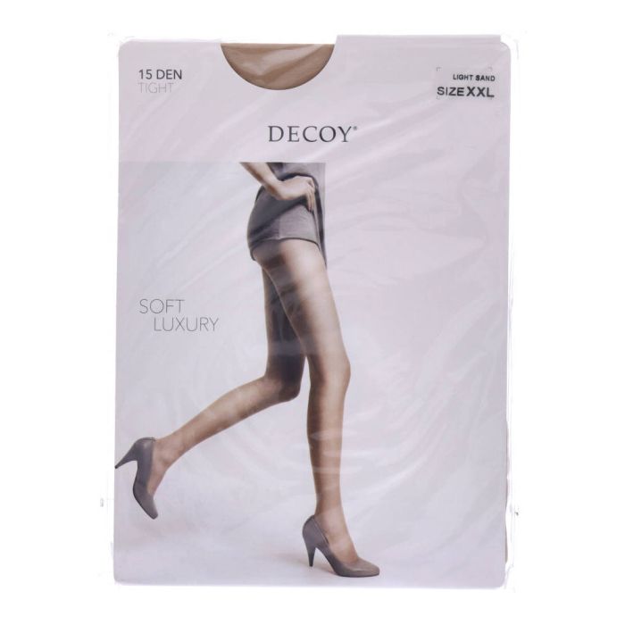 Decoy Soft Luxury Tight (15 Den) Light Sand XXL