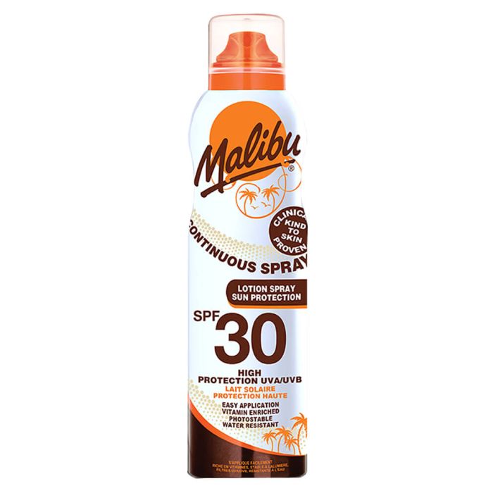 Malibu Continuous Sun Lotion Spray SPF30 175ml