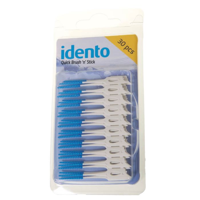 Idento Quick Brush´n´stick 30 stk (Blå) 