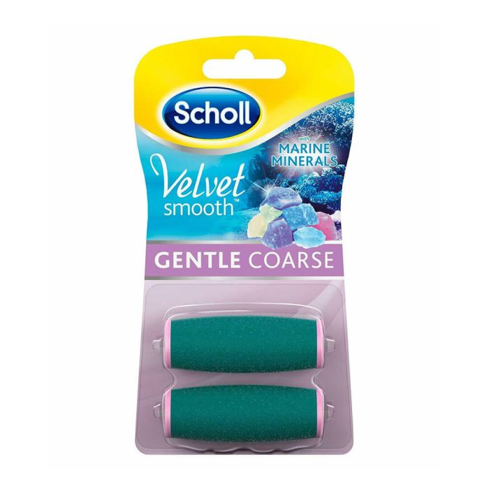 Scholl-Velvet-Smooth-Wet-&-Dry-Roller-Heads-Gentle-Coarse