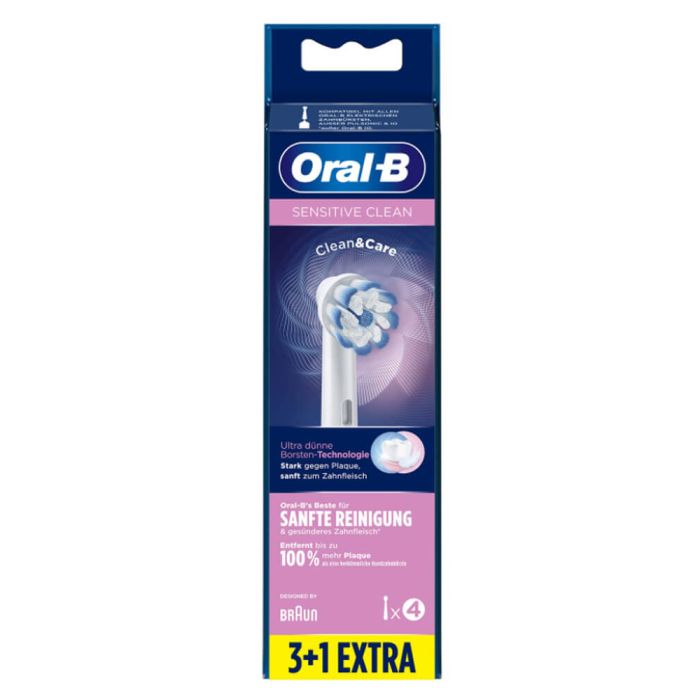 Oral B Sensitive Clean 3+1 Pak Børstehoveder