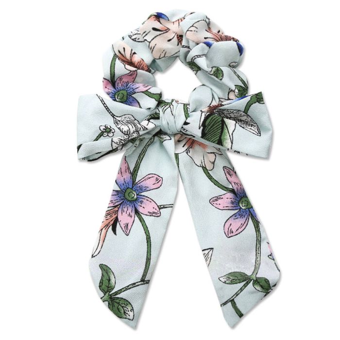 Everneed Trille Bow Scrunchie - Blue