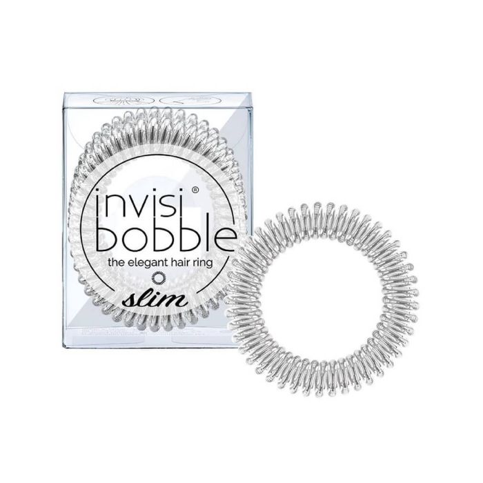 Invisibobble Slim - Crystal Clear 3 stk. 