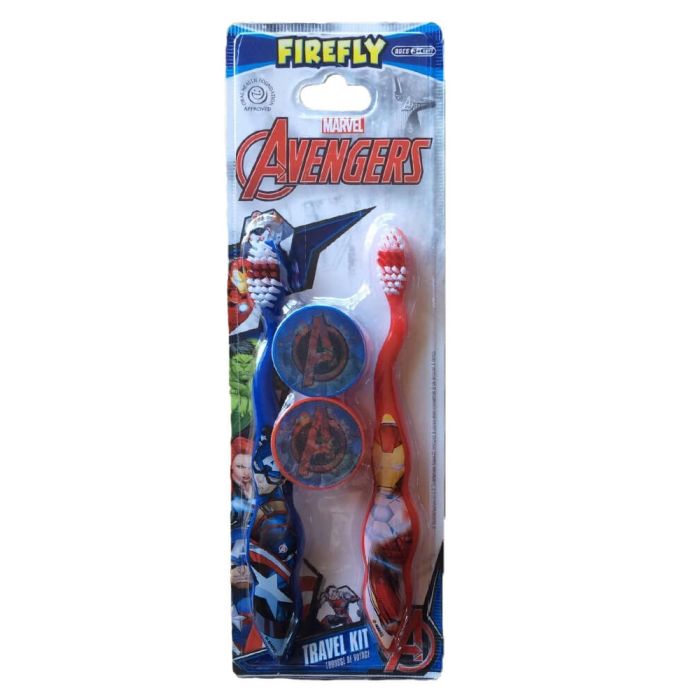 Marvel Avengers Travel Kit Tandbørster (3+ år) 
