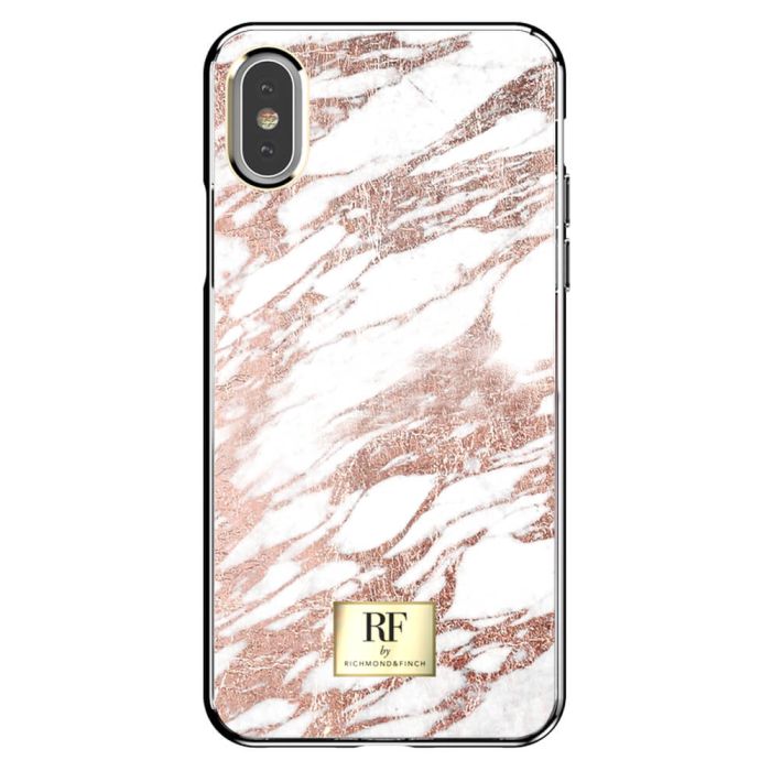 RF By Richmond And Finch Rose Gold Marble iPhone Xs Max Cover 