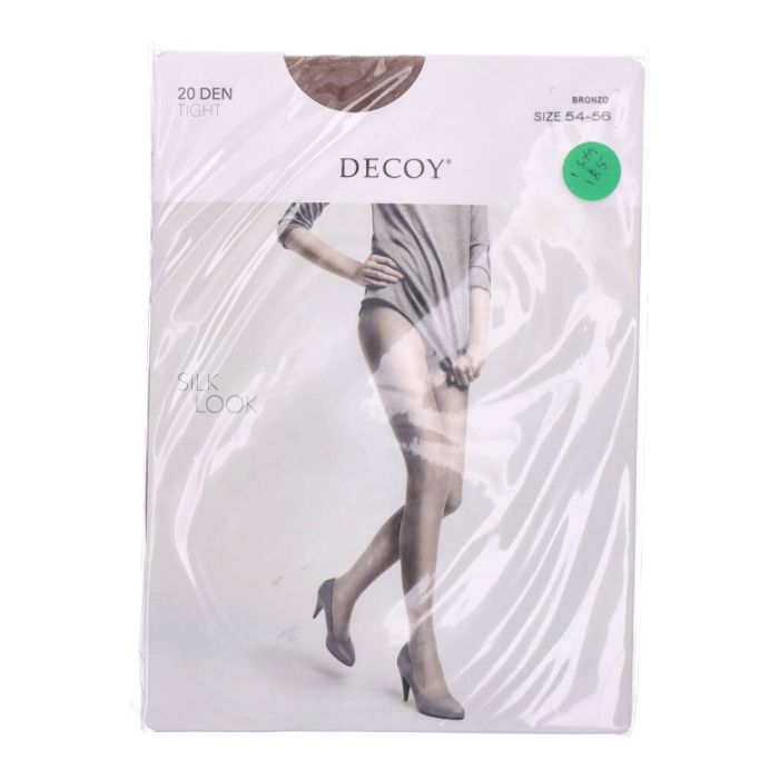 Decoy Silk Look (20 Den) Bronzo str. 54-56