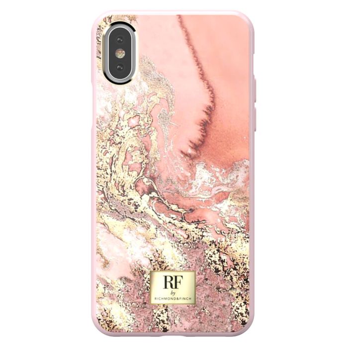 RF By Richmond And Finch Pink Marble Gold iPhone X/Xs Cover 