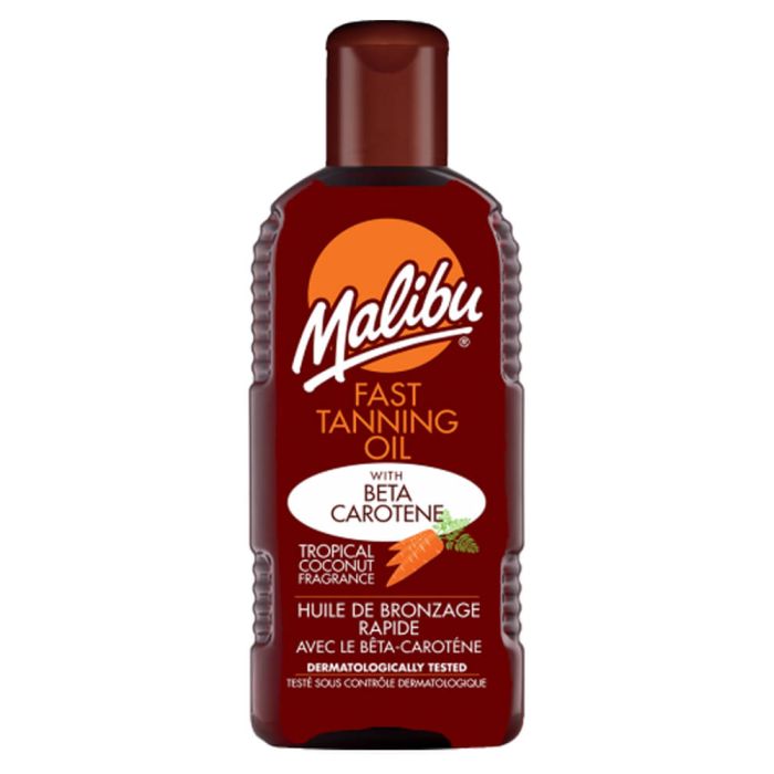 Malibu Fast Tanning Oil With Beta Catotene 200ml