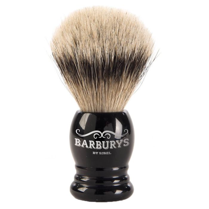 Barburys Shaving Brush - Silver Gloss 