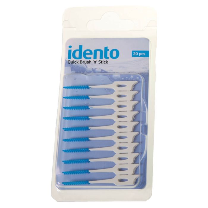 Idento Quick Brush´n´stick 20 stk (Blå) 