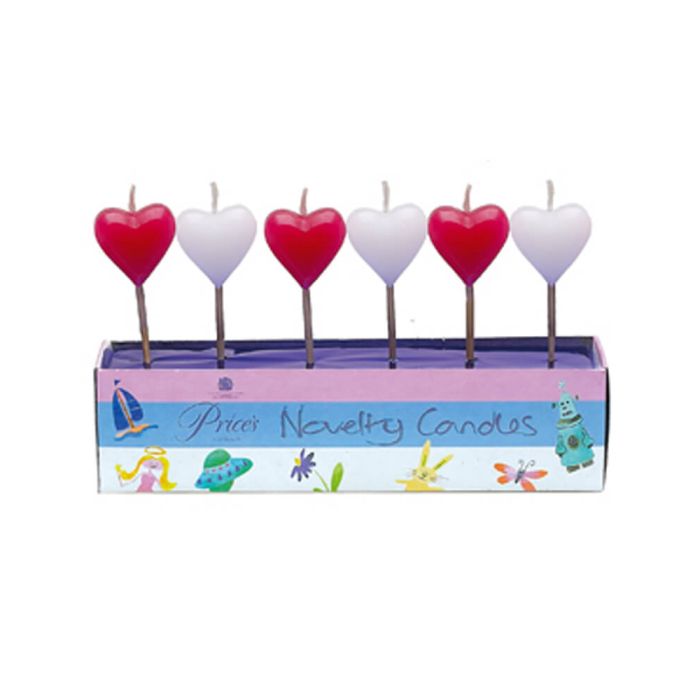 Price's Novelty Candles Hearts 