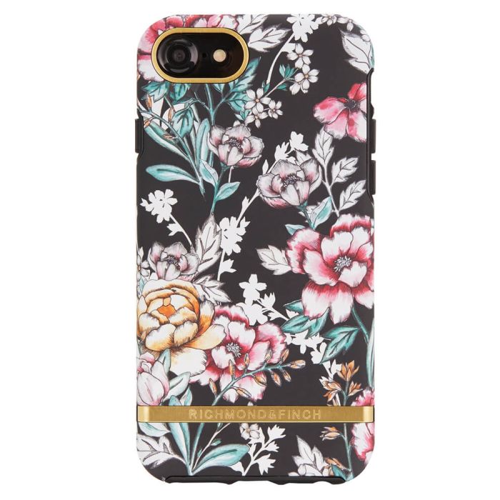 Richmond And Finch Black Floral iPhone 6/6S/7/8 Cover (U) 