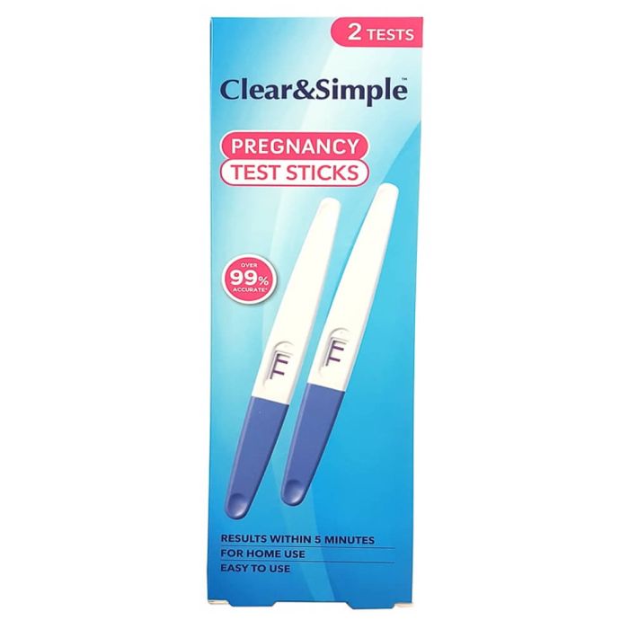 Clear & Simple Pregnancy Test Sticks 2 stk.