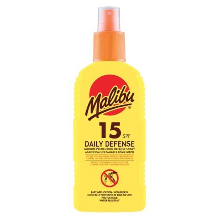 Malibu Daily Defense Spray SPF15 Insect Repellent 200ml