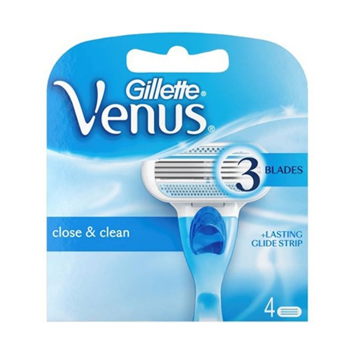Gillette Venus Close & Clean Blades 4pak 