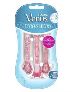 Gillette Venus Treasures Razors 3-pak