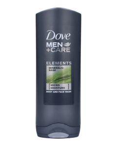 Dove Men+Care Elements Minerals+Sage Micro Moisture Body And Face Wash