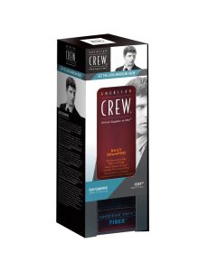 American Crew - Get The Look (Daily Shampoo+Fiber wax) Gift Set 