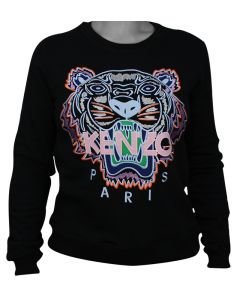 Kenzo Tiger Sweatshirt Black/Light Pink L