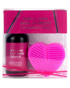 Bare Faced Chic Nail Make-up Brush Cleaning Duo