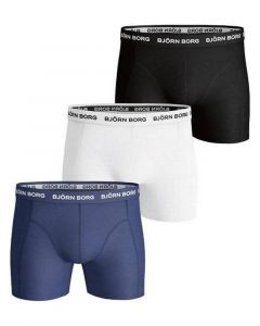 Björn Borg Essential 3-pack Cotton Stretch Shorts - Str. S