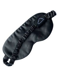 Soft-Cloud-Mulberry-Silk-Sleep-Mask-Charcoal-Front