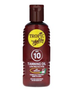 Tropic By Malibu Tanning Oil With Argan SPF 10