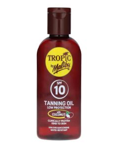 Tropic By Malibu Tanning Oil With Coconut SPF 10