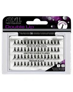 Ardell Double Up DuraLash Knotted - Medium Black  