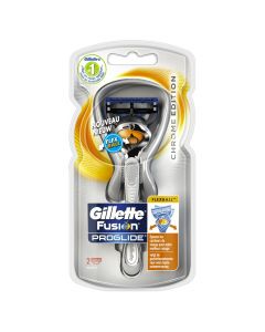 Gillette Fusion Proglide Flexball Chrome Edition Razor m. 2 blade 