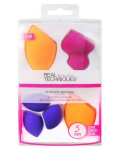 Real Techniques - Miracle Complexion Sponge 3 STEP - 6 PACK 91570 