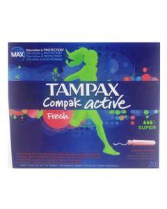 Tampax Compak Active - Fresh Super 20 stk 
