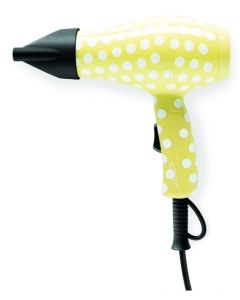 Ultron MINI Professional Hairdryer Polka Dots Edition - Gul 
