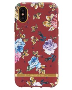 Richmond And Finch Red Floral iPhone X/Xs Cover 