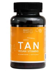 Beauty Bear Tan Vegan Vitamins 60 Gummy Bears