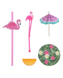 Party Collection Coctail Kit Flamingo