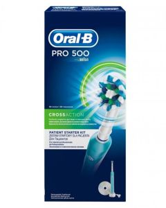 Oral B - Braun Pro 500 CrossAction eltandbørste