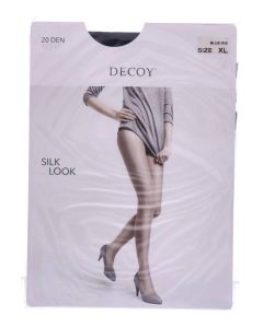 Decoy Silk Look (20 Den) Sort Iris XL
